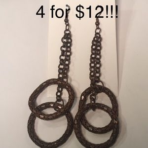 Jewelry - 4 for $12: Unique Dangling Earrings Jewelry - 4 for $12: Unique Dangling Earrings